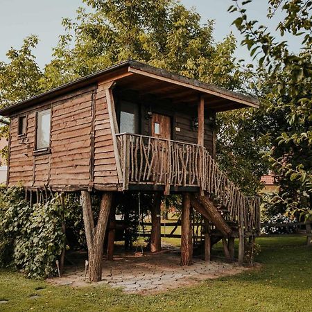 Treehouse Drevesna Hiska Strkovo Gnezdo Ranc Jures Hotel Лютомер Екстериор снимка